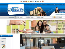 Tablet Screenshot of callegarimoveis.com.br